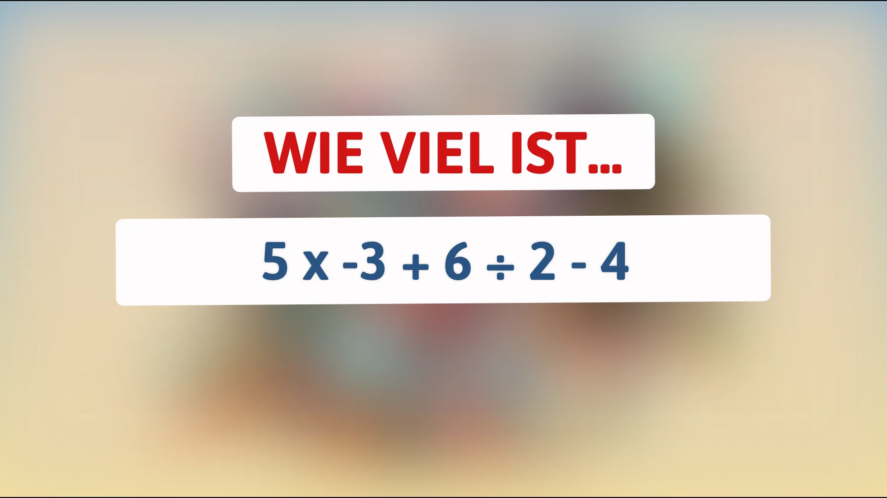 Nur 1% können es: Lösen Sie dieses knifflige Rätsel und beweisen Sie Ihre Genialität!"