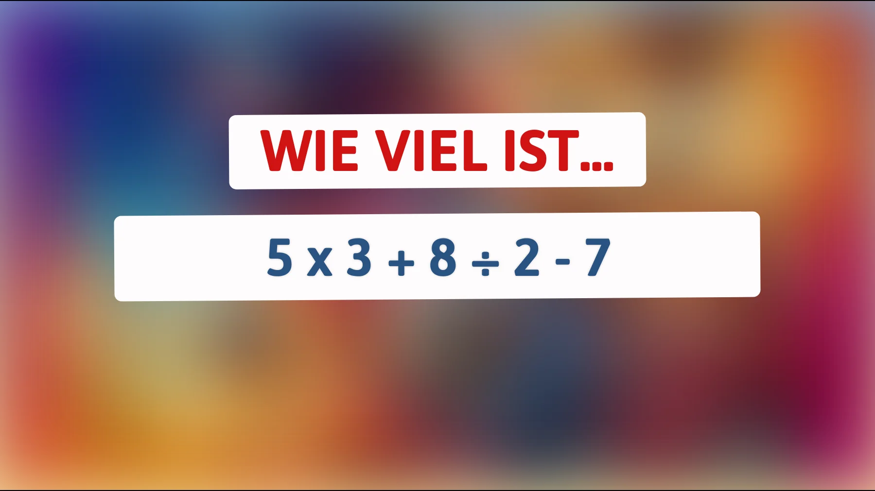 Nur Genies schaffen es: Knackst du dieses mathematische Rätsel?"
