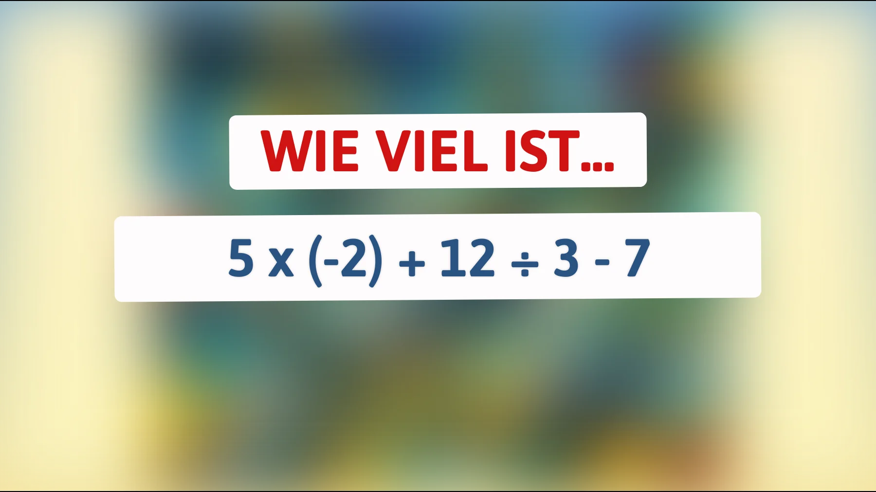 Nur für die cleversten Köpfe: Können Sie dieses scheinbar einfache Mathe-Rätsel lösen?"